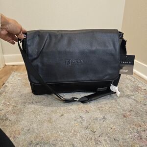 NWT Buggatti Black Messenger Bag